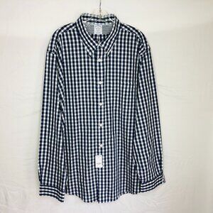 NEW Brooks Brothers Regent Men's Size 2XL Blue Plaid Button Front Shirt NWT